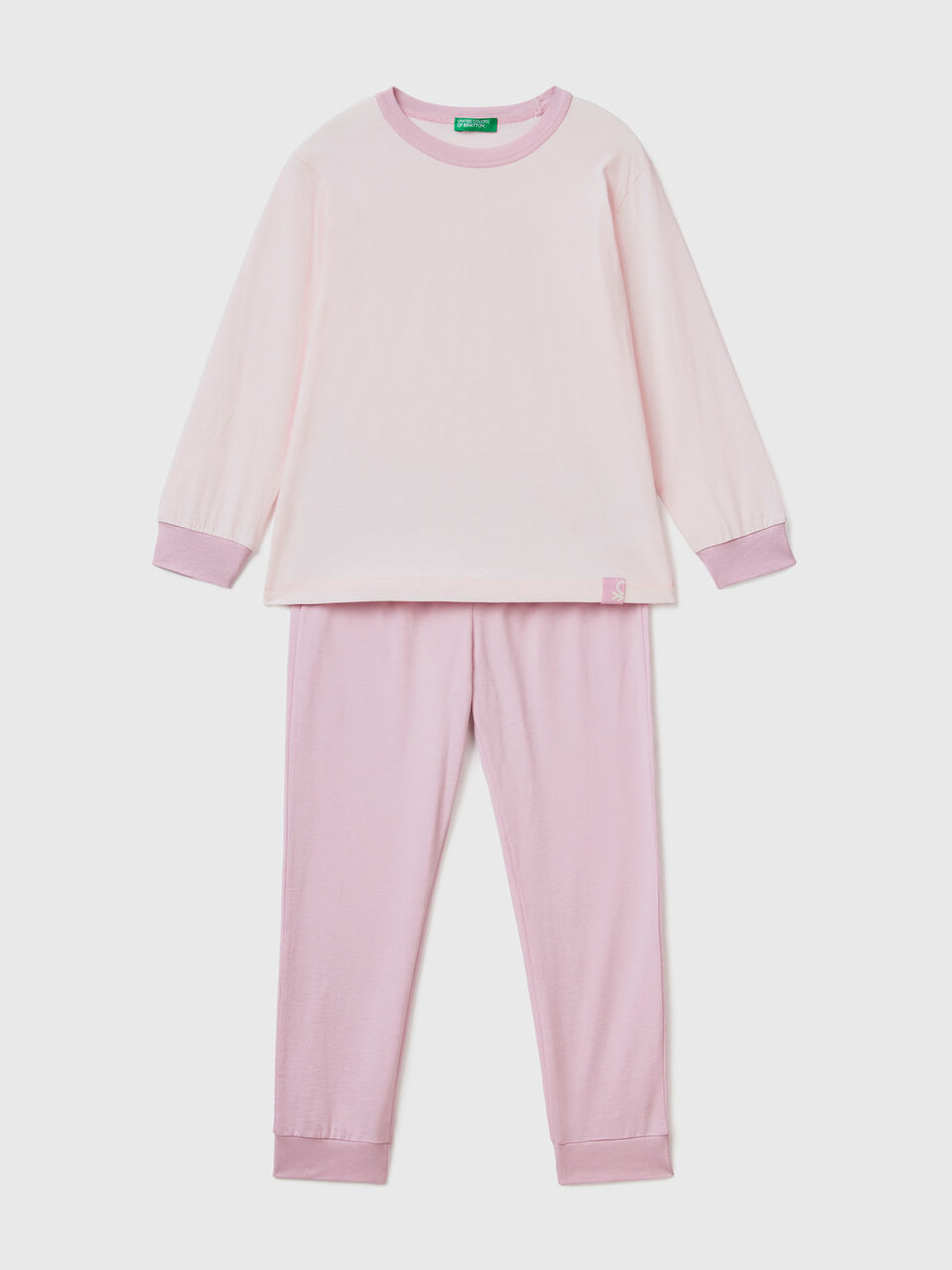 Slim-Fit-Pyjama in 100% Baumwolle image number 1