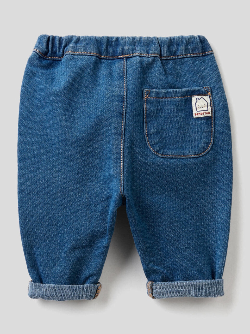 Hose aus Sweatstoff mit Denim-Effekt image number 2