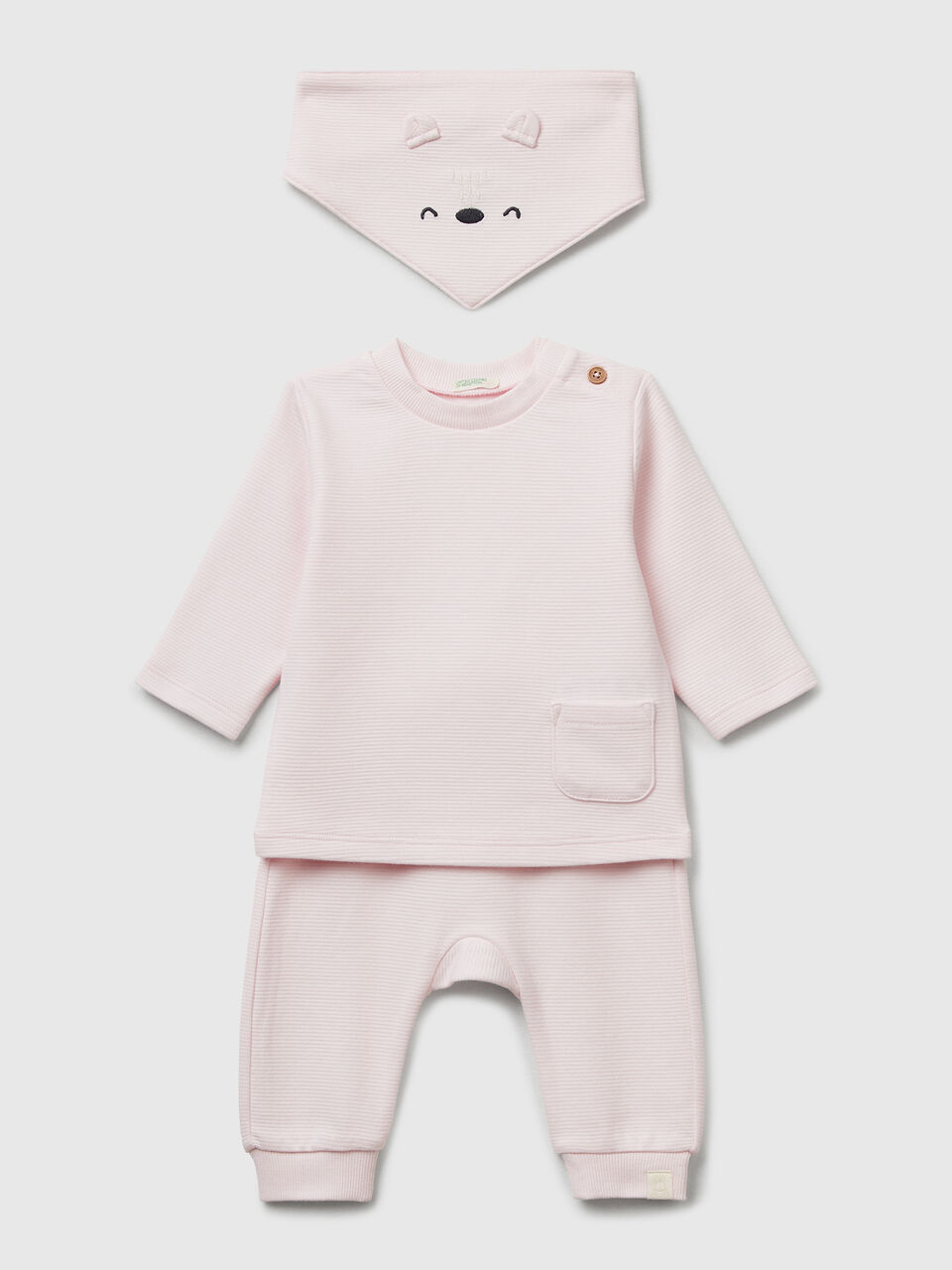 T-SHIRT+TROUS+NAP-KI Newborn image number 1