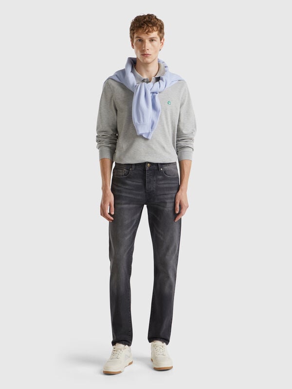 Slim-Fit-Jeans mit fünf Taschen Herren