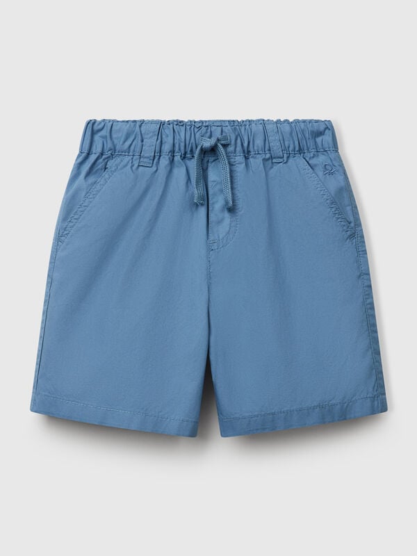 Shorts aus 100 % Baumwolle mit Kordelzug Jungen