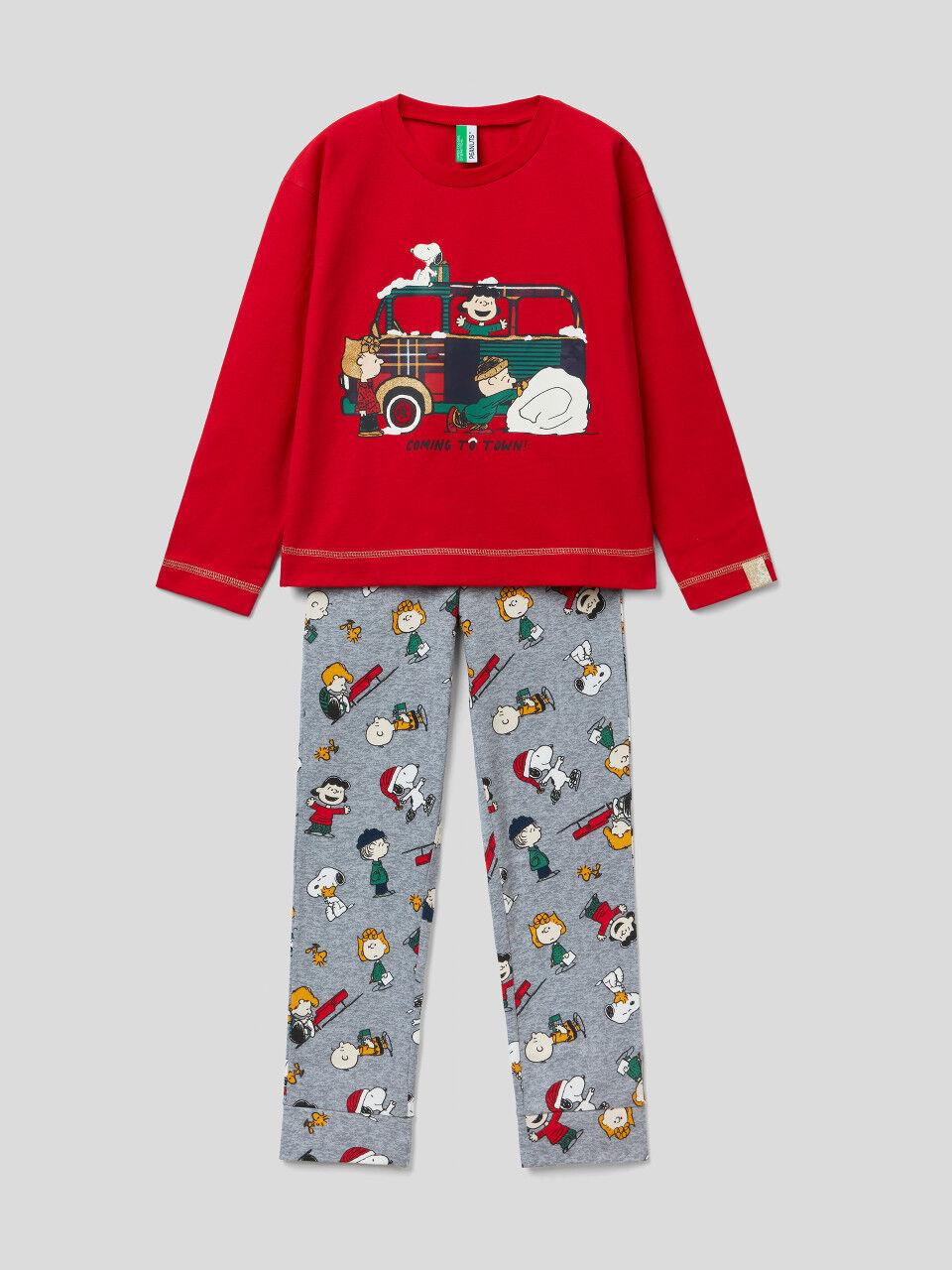 Weihnachtlicher Snoopy-Pyjama