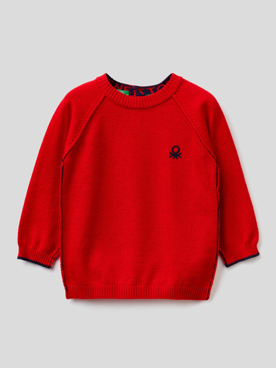 Sweatshirt mit Rundausschnitt und Raglanärmeln image number 1