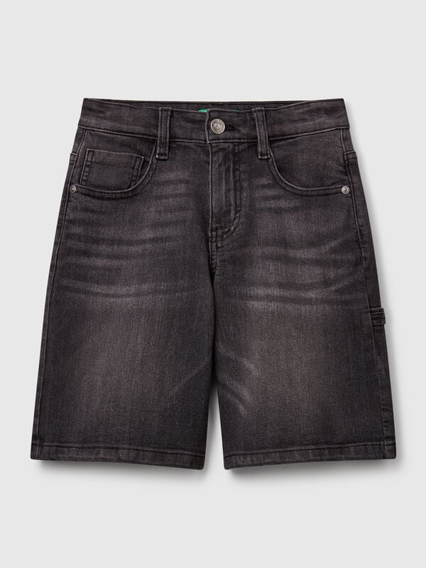 Jeans-Bermudashorts mit gerader Passform Jungen