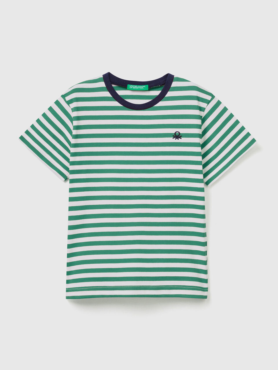 Gestreiftes Shirt aus Baumwolle image number 1