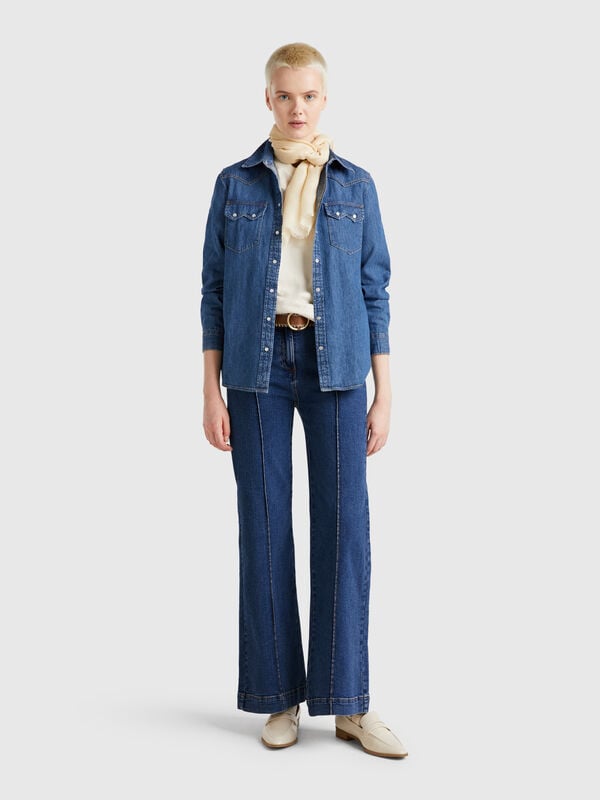 Jenas-Flare-Fit mit hoher Taille Damen
