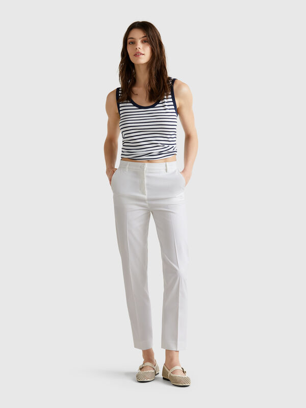 Chinos aus Stretch-Baumwolle Damen