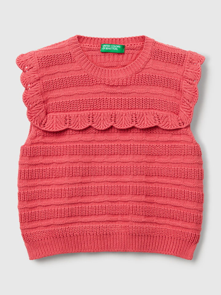 SLEEVELESS SWEATER SLEEVELESS SWEATER Mädchen