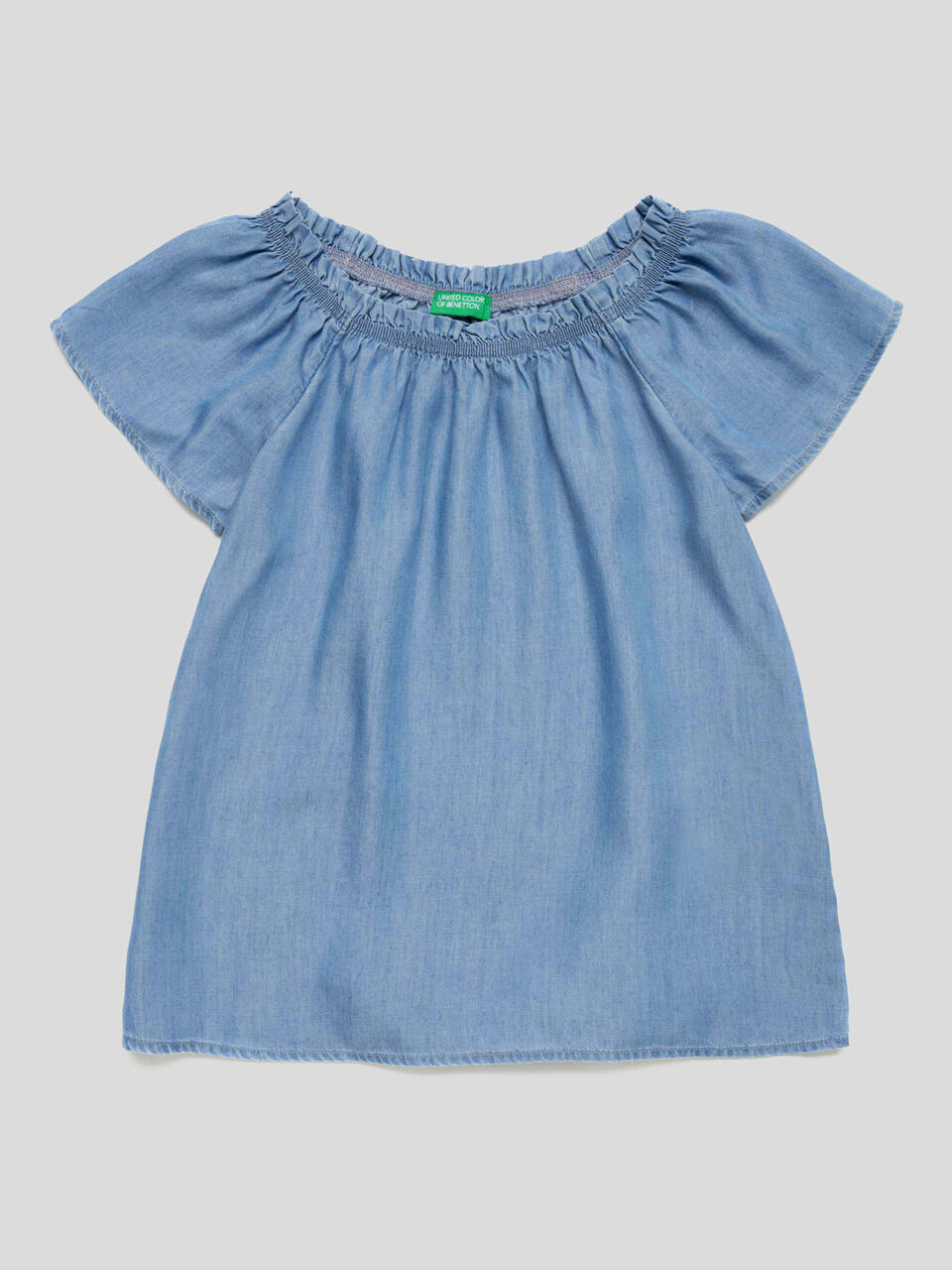 Ausgestellte Bluse mit Rüschen image number 1