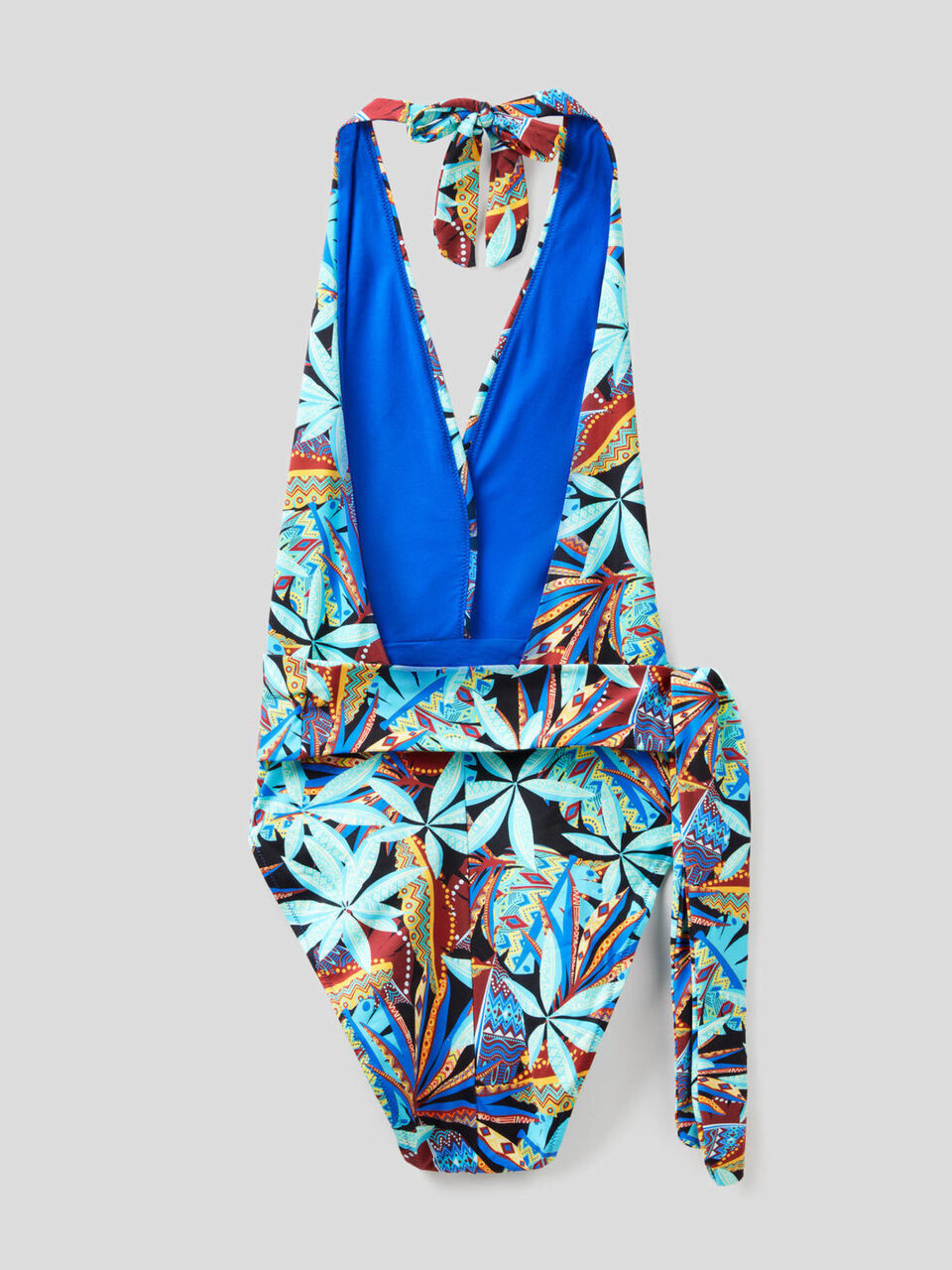 Monokini mit tropischem Print image number 2