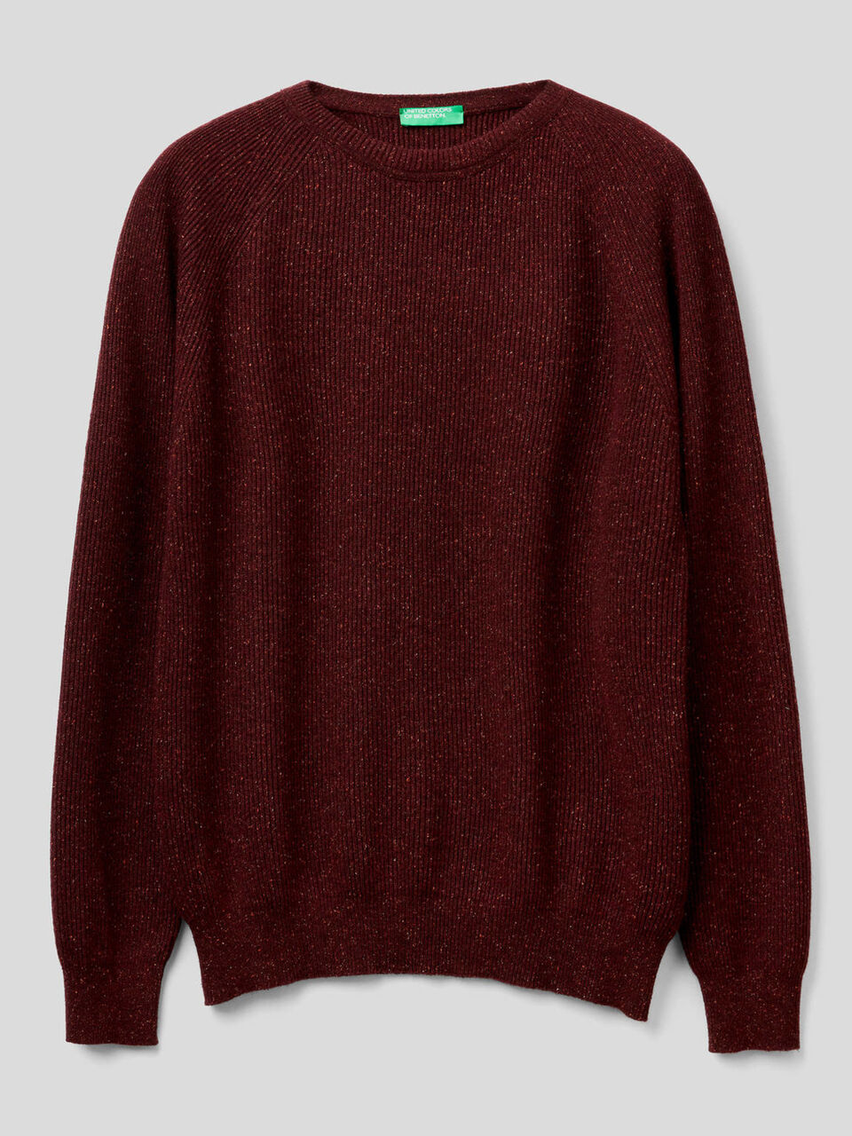 Gerippter Pullover in einer Mischung aus Wolle und Seide image number 1