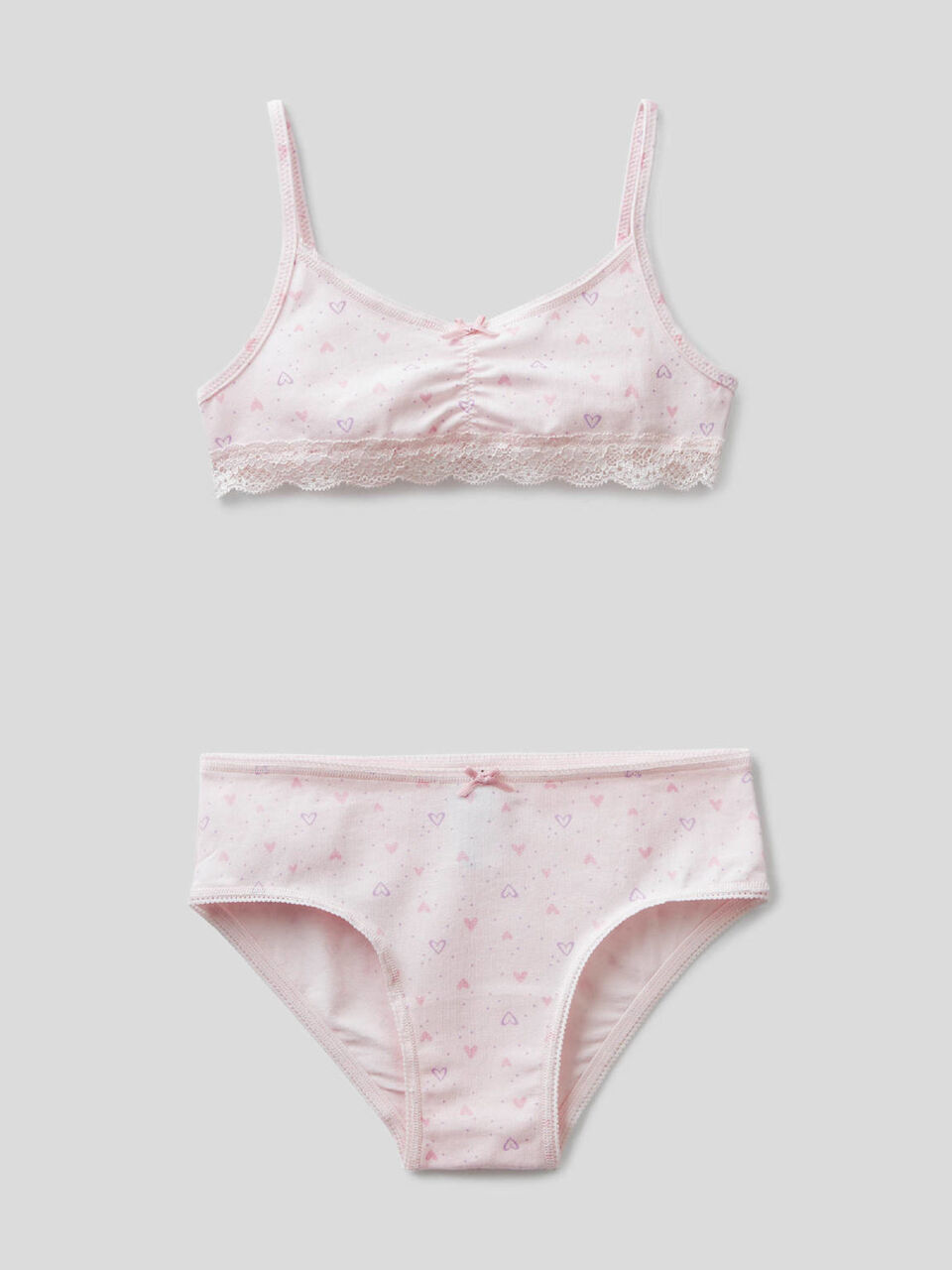 Brassiére und Slip aus stretchiger Baumwolle image number 1