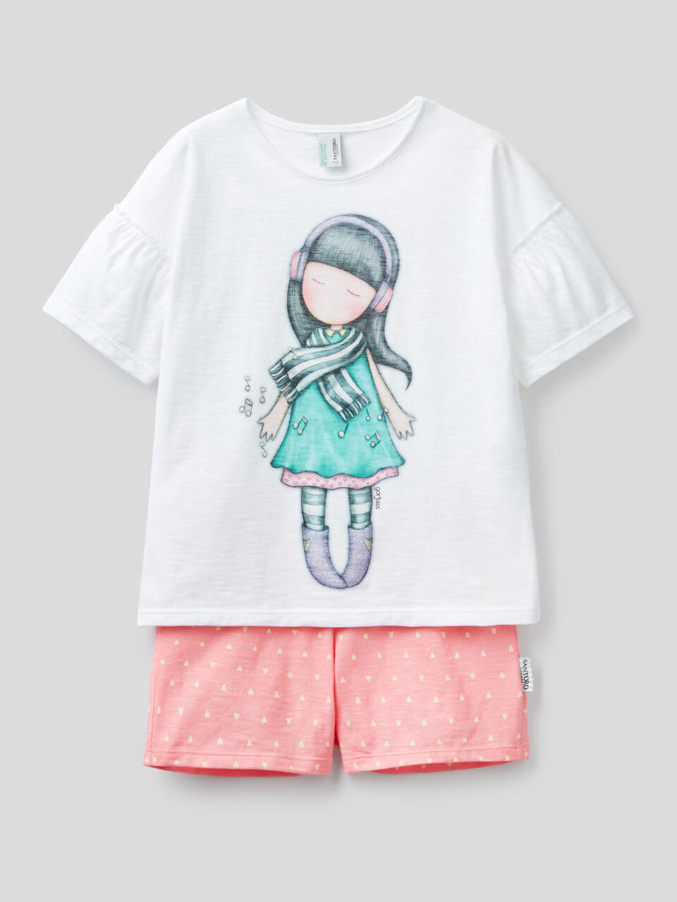 Kurzer Pyjama mit Print Gorjuss image number 1