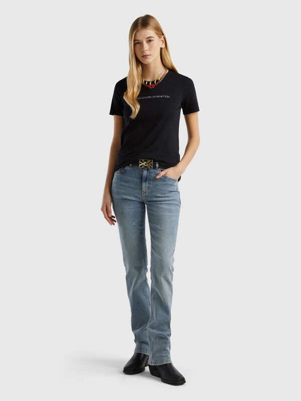 Five-Pocket-Jeans in Bootcut-Länge Damen
