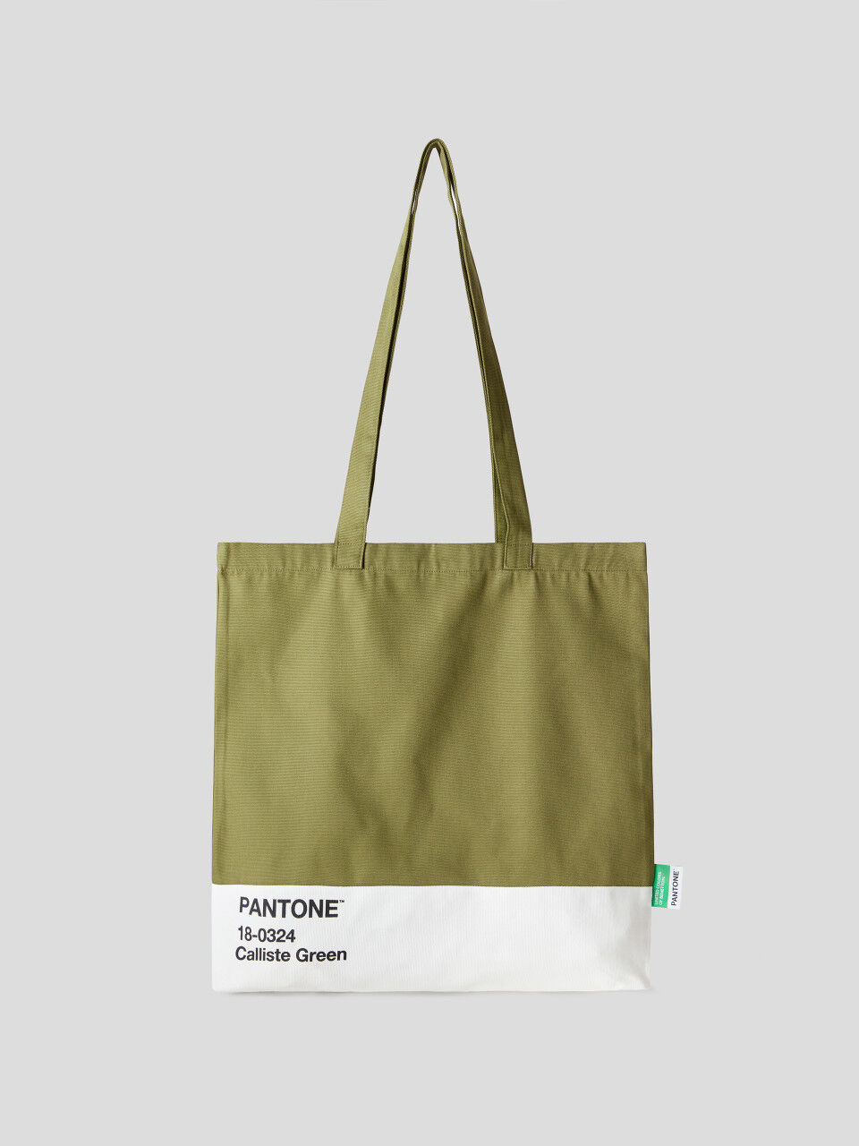 Shopping Bag in Militärgrün BenettonxPantone™