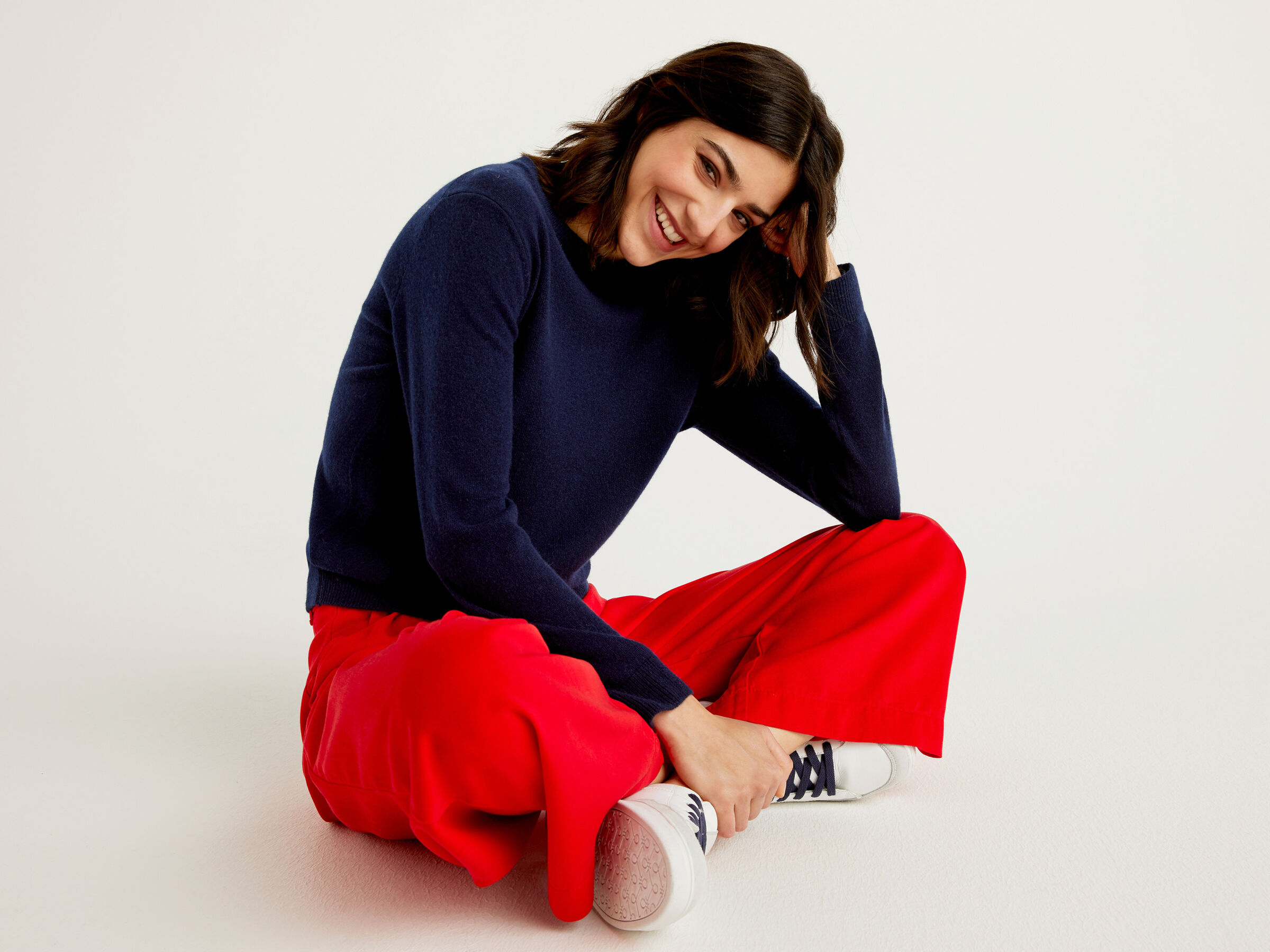 Pullover aus reinem Cashmere mit Rundhals image number 3