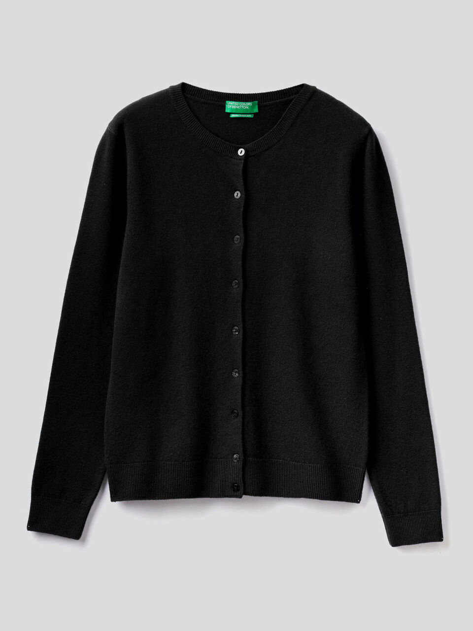 Strickjacke aus reiner Schurwolle mit Rundausschnitt image number 1