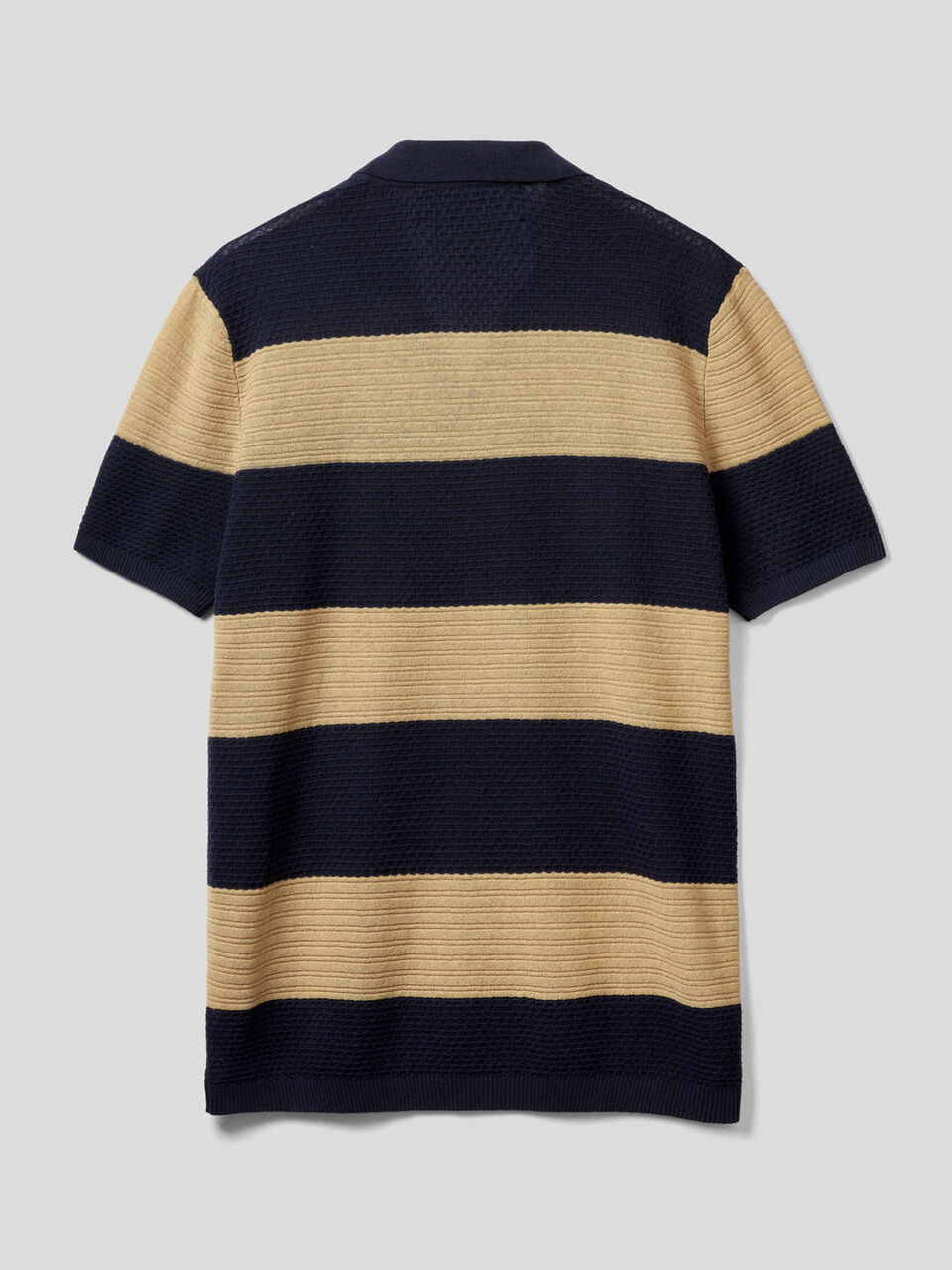 Strick-Polo mit Streifenmuster image number 2