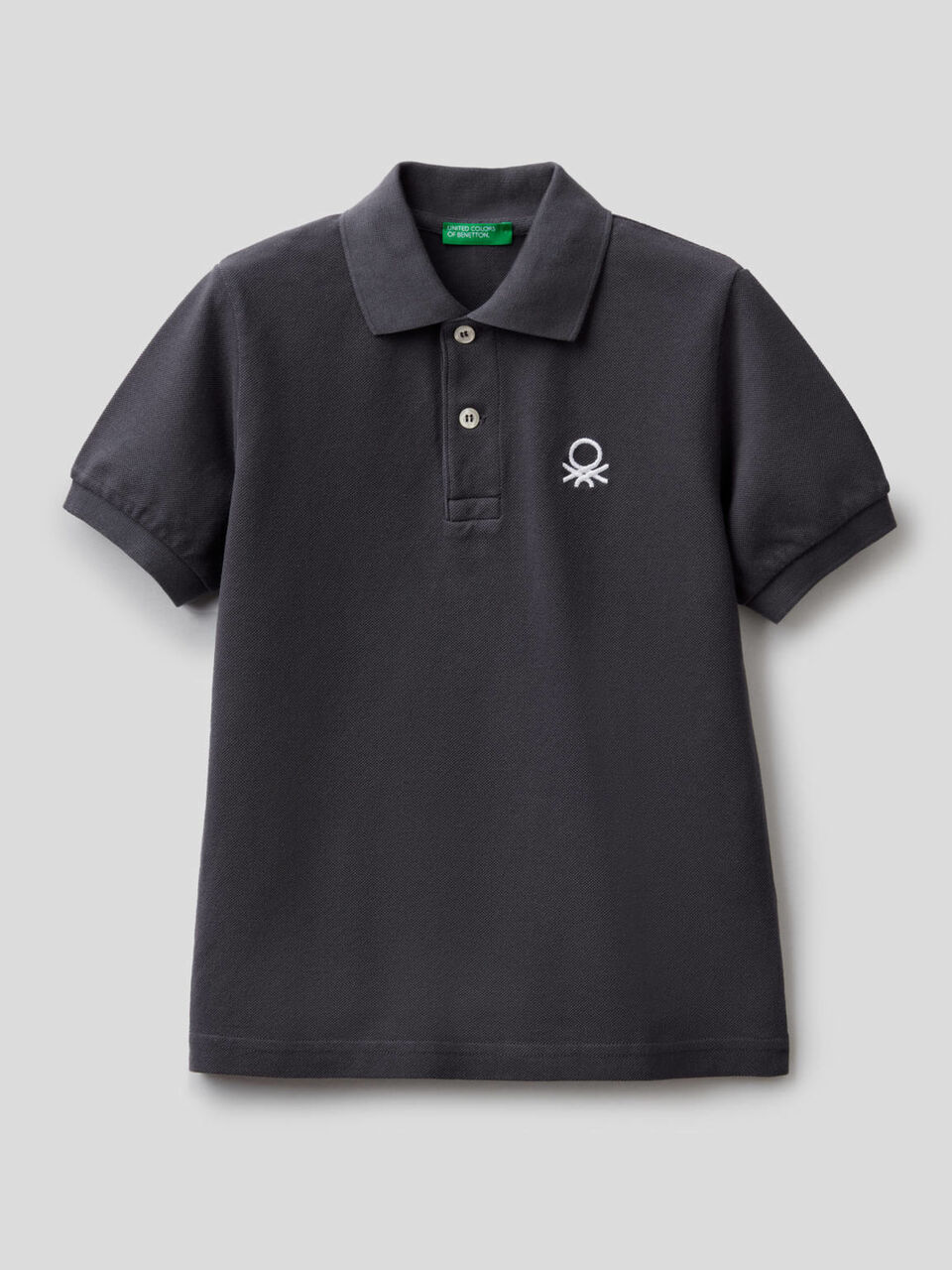 Polo mit Vintage-Logo image number 1