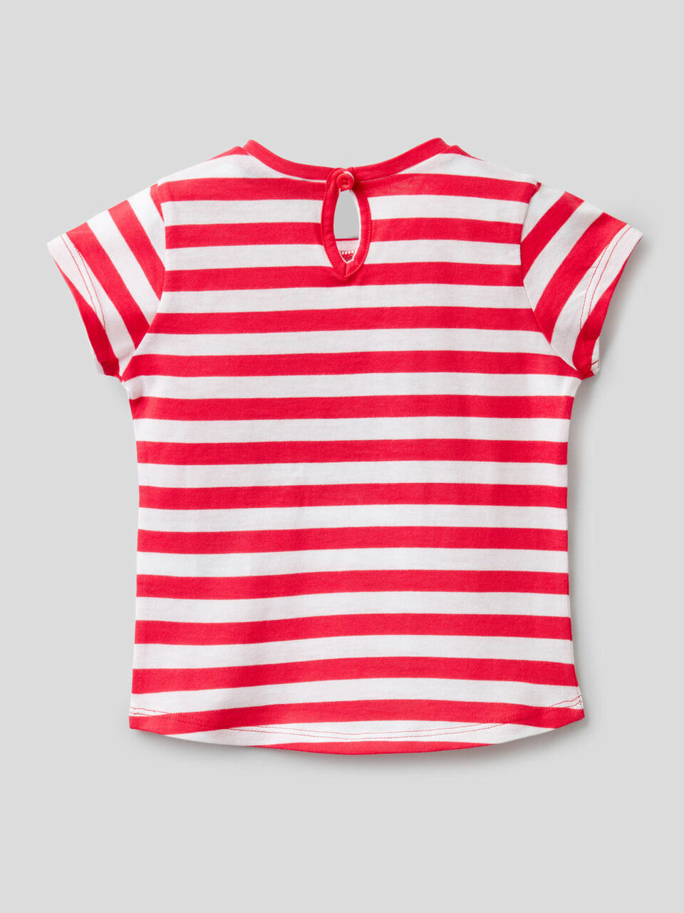 Gestreiftes T-Shirt aus 100% Baumwolle image number 2
