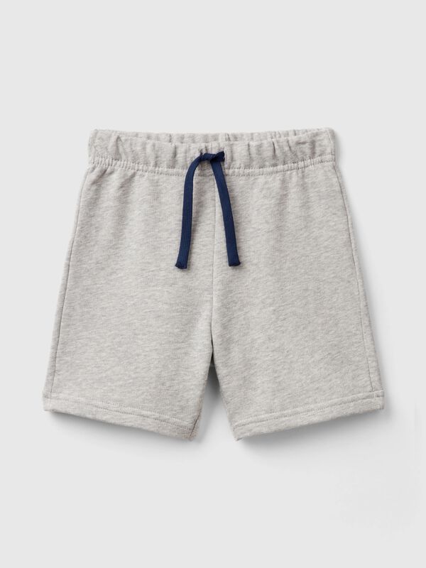 Bermudashorts aus Baumwollfleece Jungen