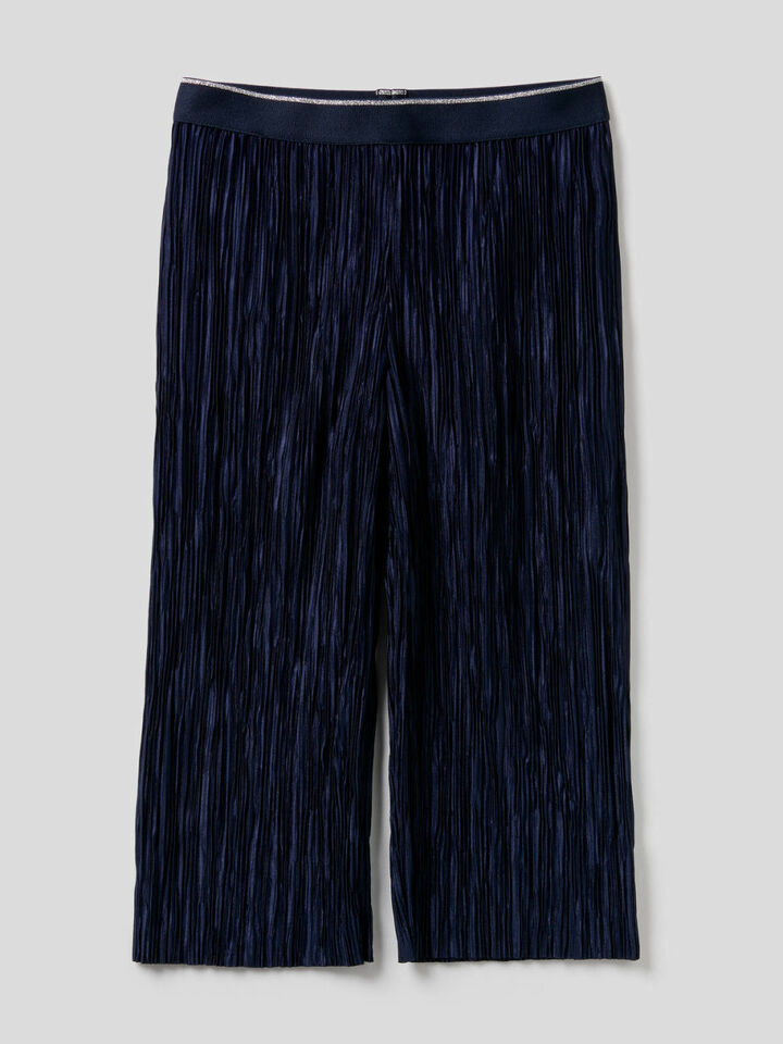 Lange, plissettierte Hose Mädchen