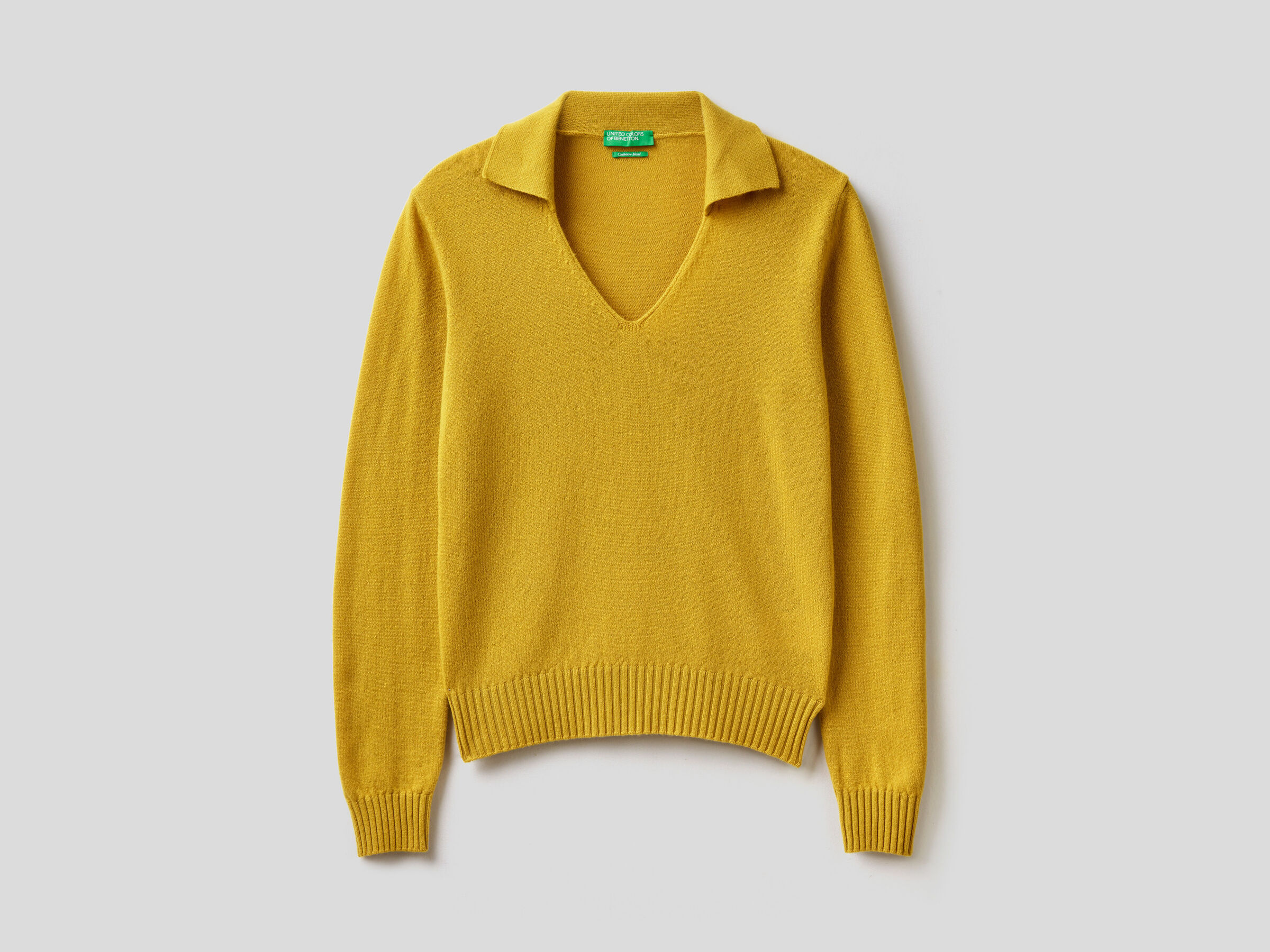 Pullover im Polo-Stil aus Wolle und Cashmere image number 4