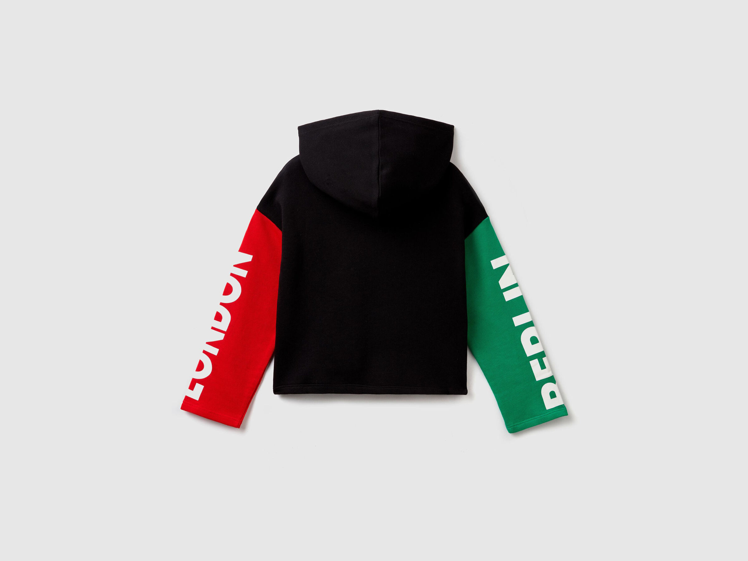 Sweatshirt mit Farbblöcken und Kapuze image number null