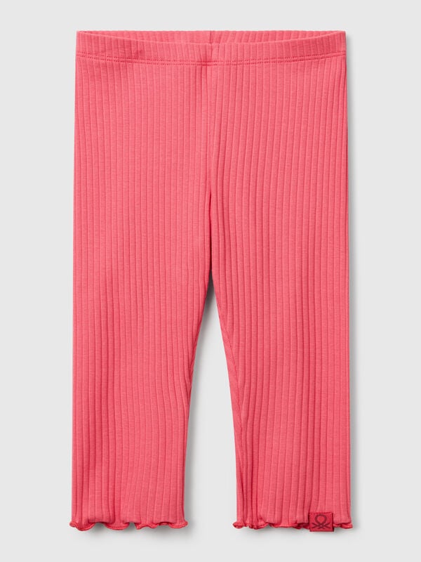 Leggings aus Stretch-Baumwolle Mädchen