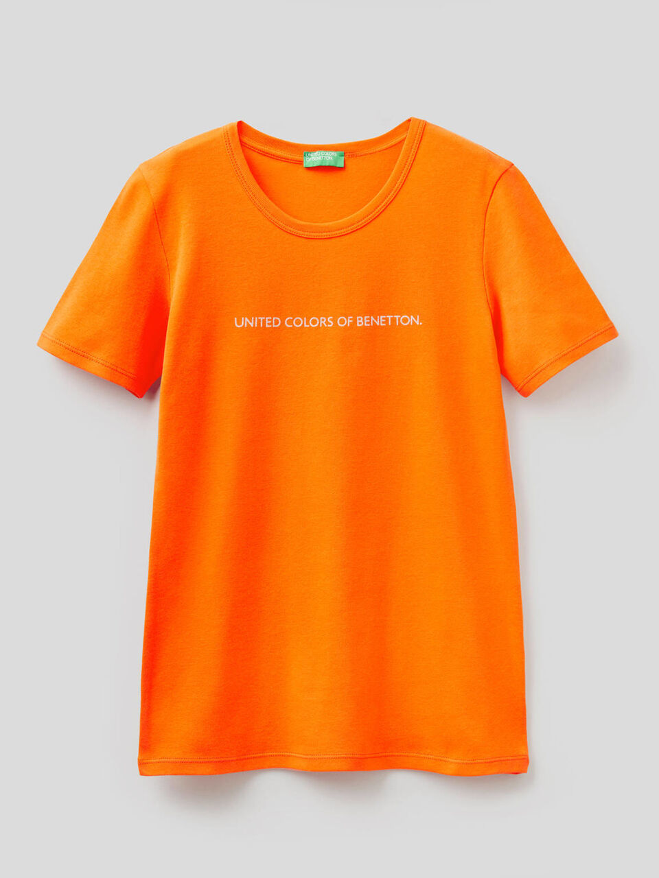 T-Shirt aus 100% Baumwolle mit glitzerndem Logoprint image number 1