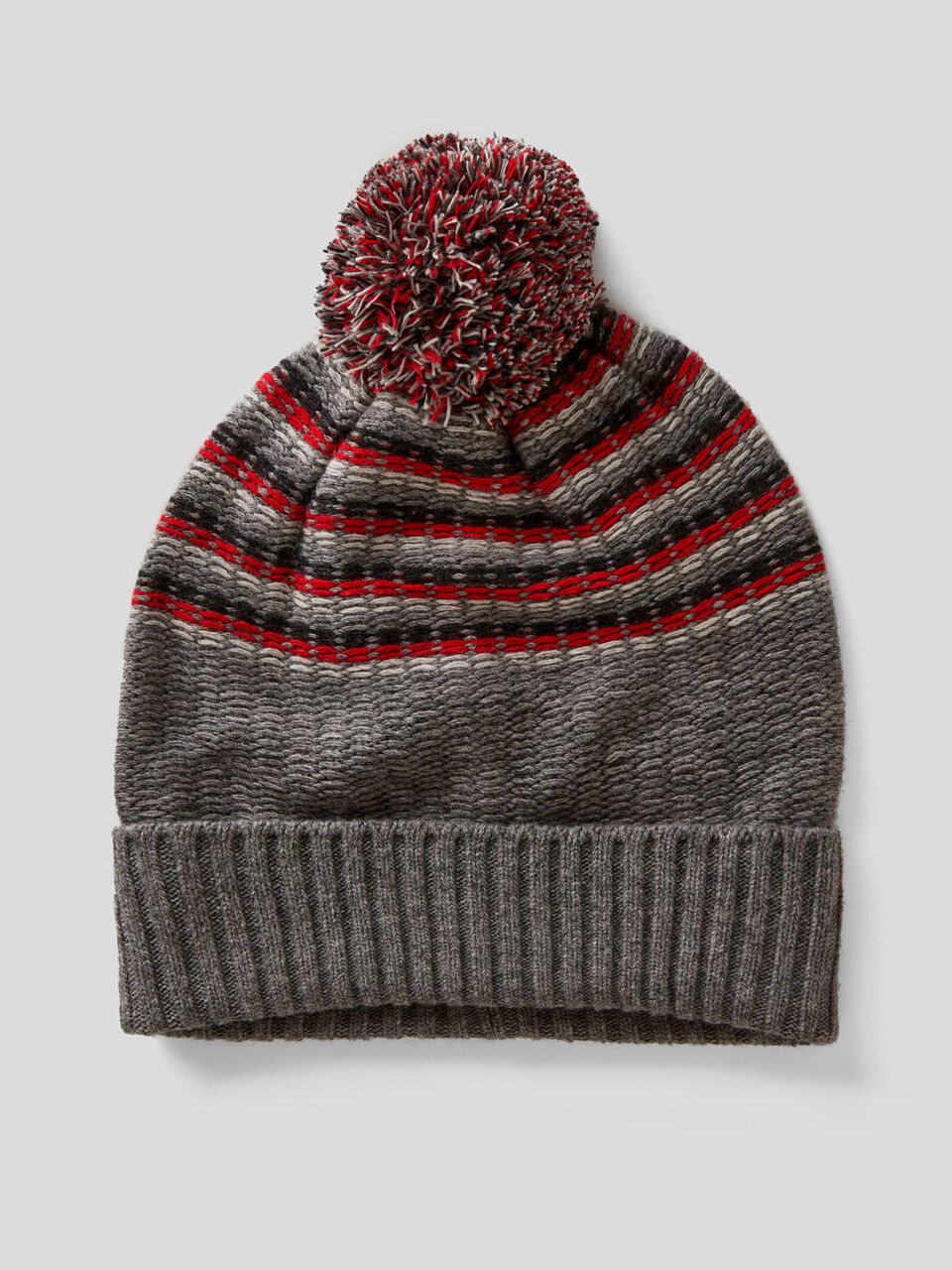 Strickmütze mit Bommel image number 1