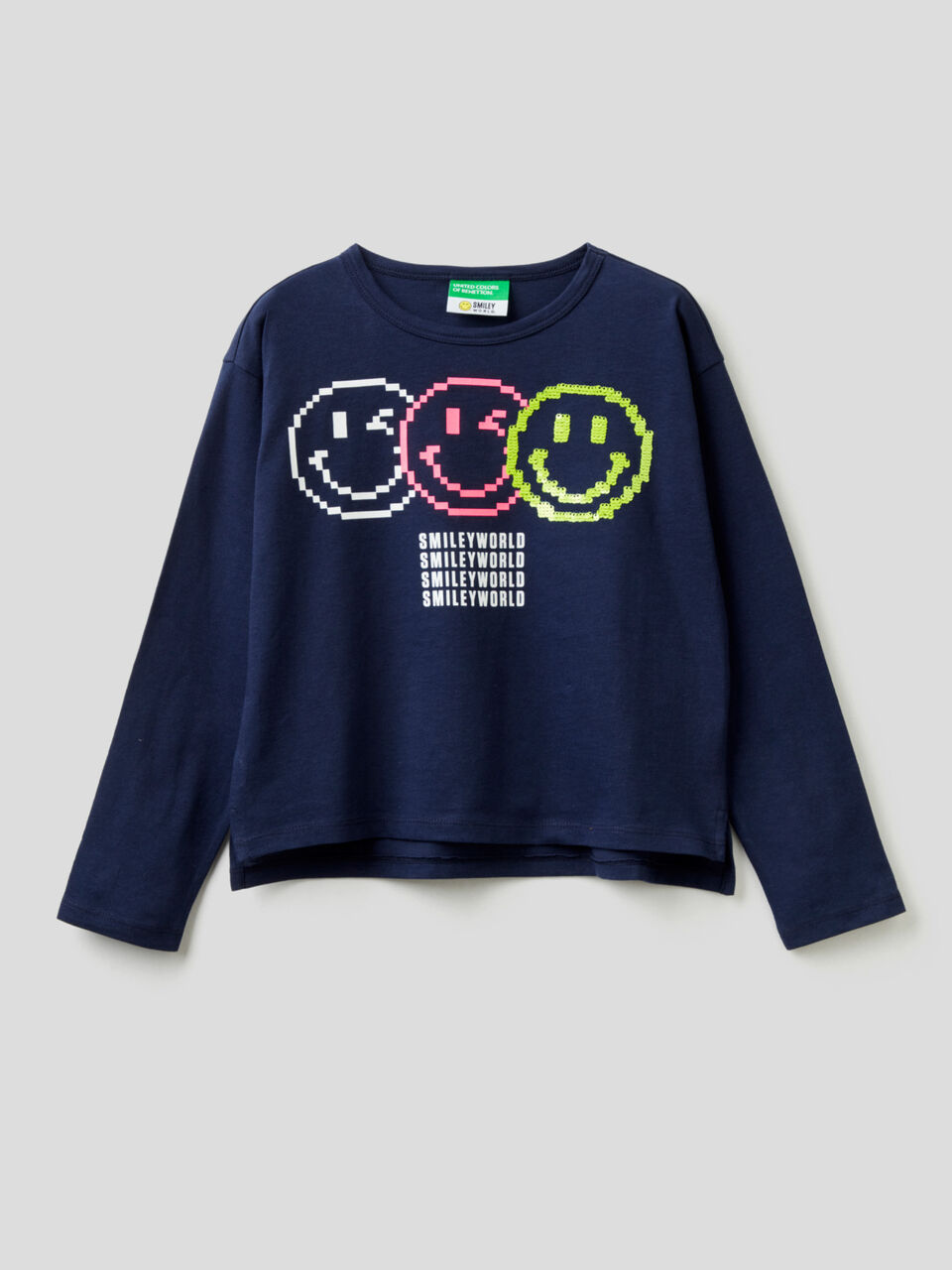 Langärmeliges SmileyWorld®-T-Shirt image number 1