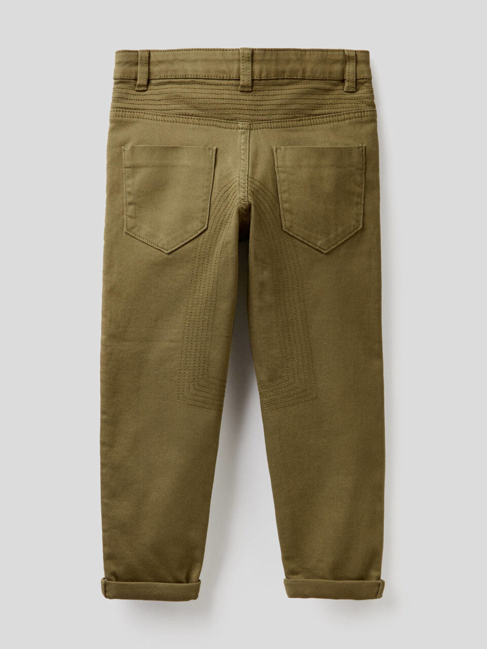 Slim-Fit-Hose mit Steppnähten image number 2
