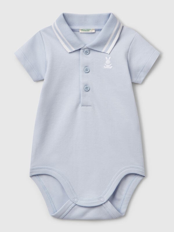 Polo-Body aus Baumwolle Newborn