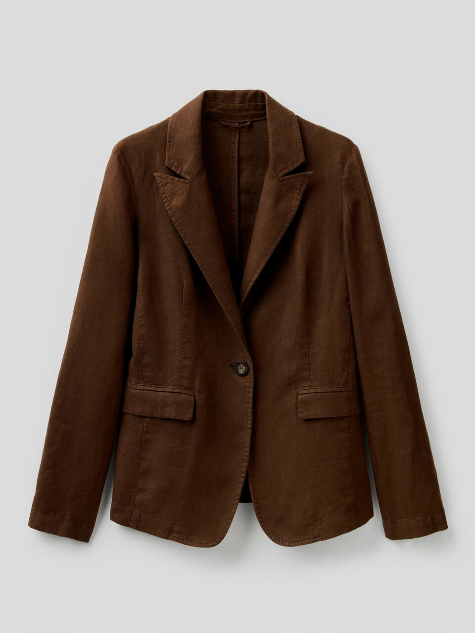 Taillierter Blazer aus 100% Leinen image number 1