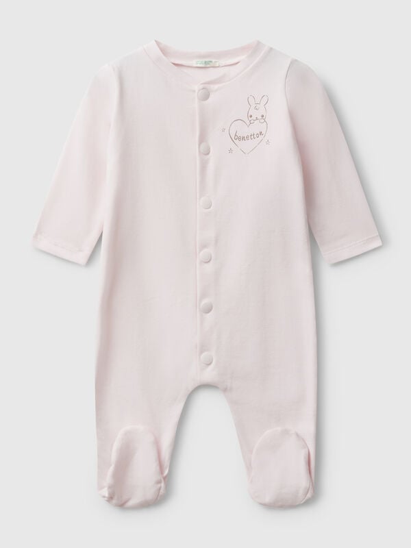 Jumpsuit mit Häschen-Print Jumpsuit mit Häschen-Print Newborn