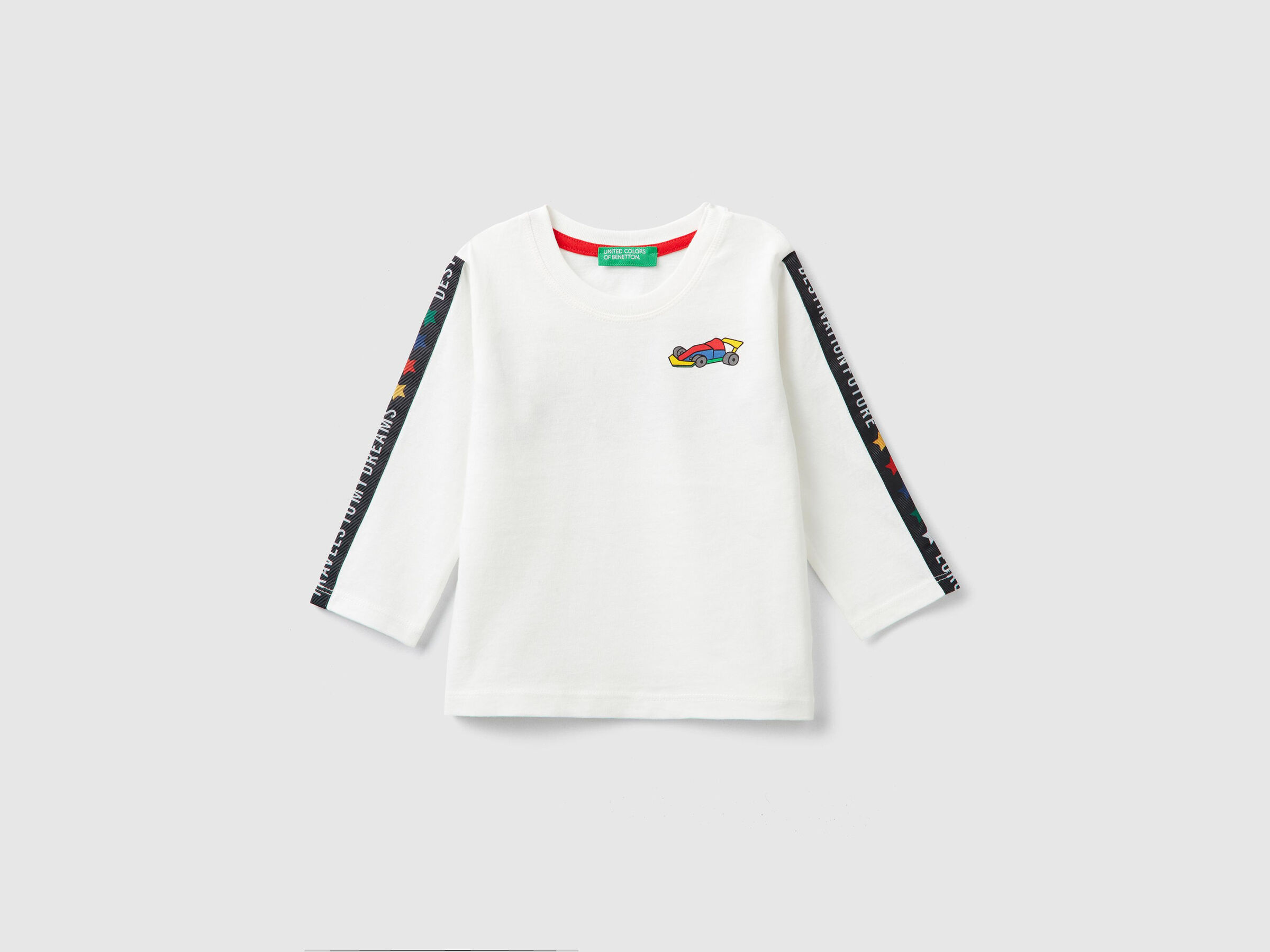 T-Shirt mit aufgedrucktem Slogan image number null