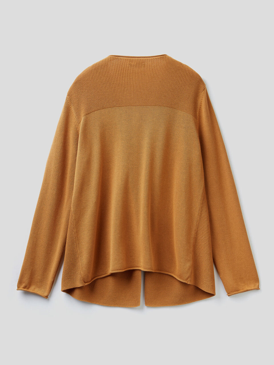 Offene Strickjacke mit Bahnen mit Verarbeitung image number 2