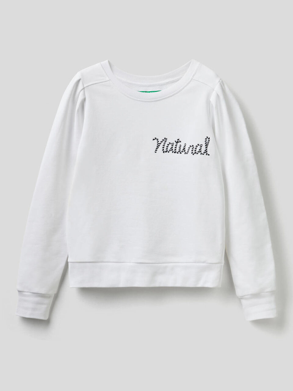 Sweatshirt aus Bio-Baumwolle mit Stickerei image number 1