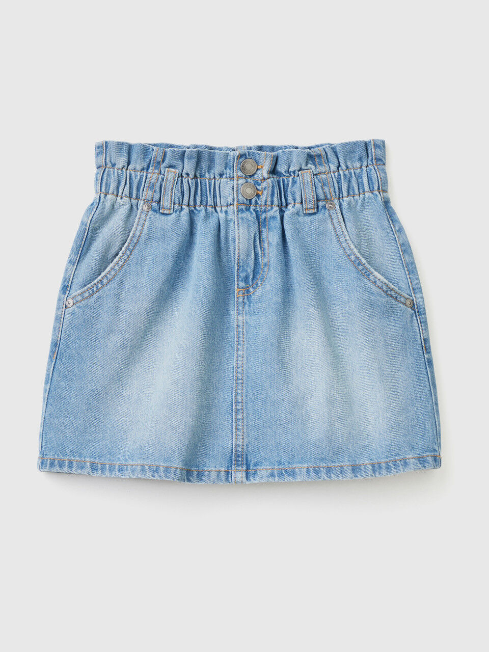 Paperbag-Jeansrock