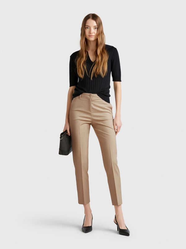 Chinos aus Stretch-Baumwolle Damen