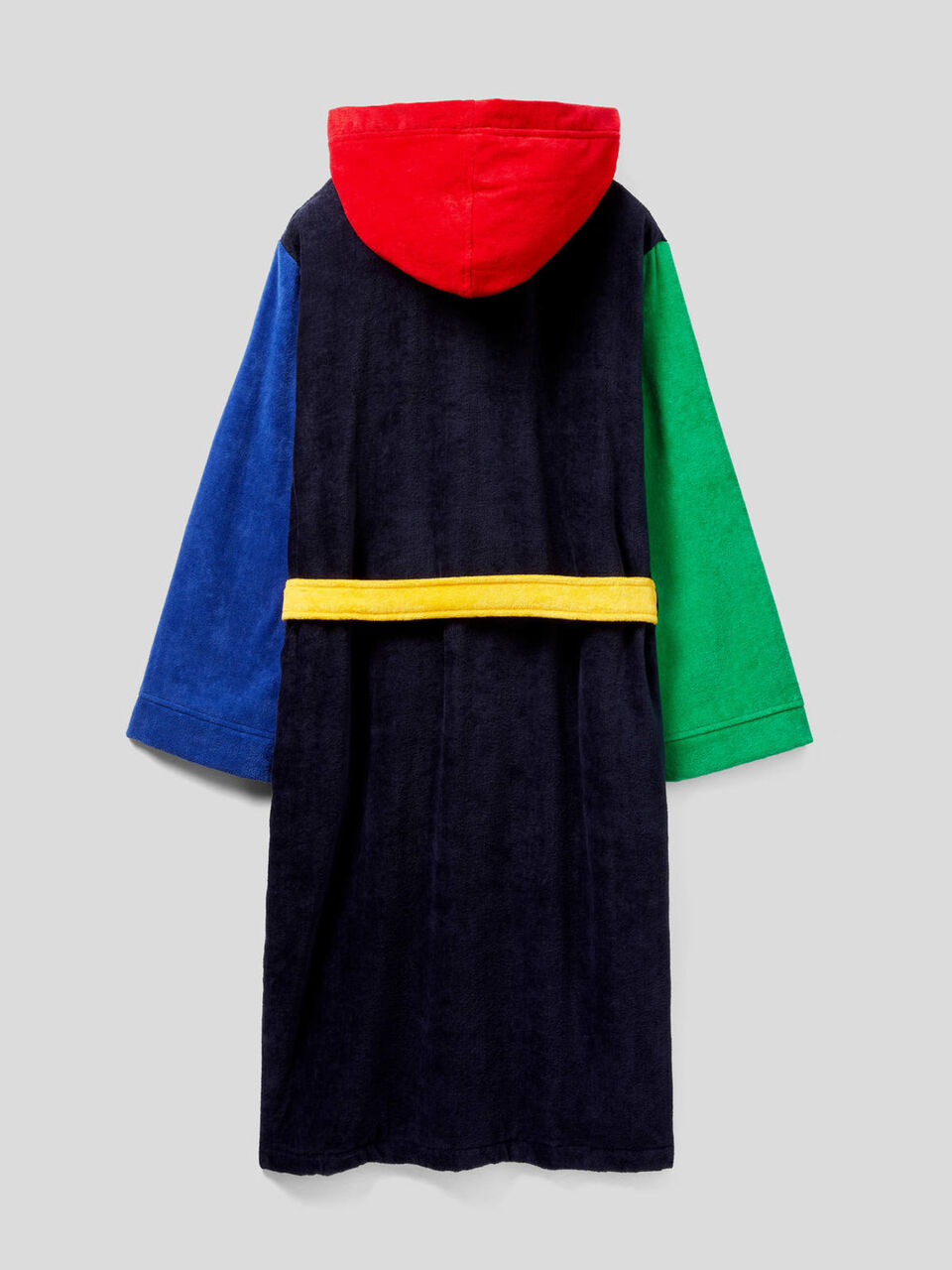 Bademantel in Color Block aus Baumwolle image number 2