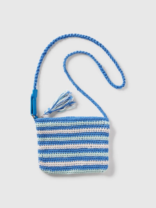 Häkeltasche mit Quasten Mädchen
