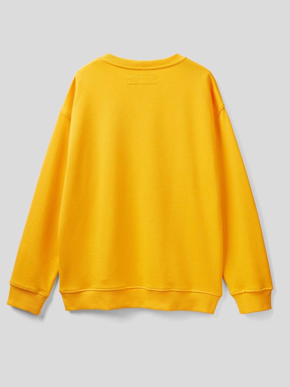 Sweatshirt in 100% Baumwolle mit aufgenähtem Logo image number 2