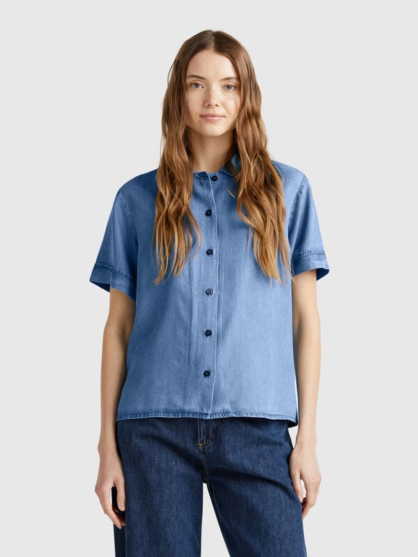 Bluse aus Viskose Damen