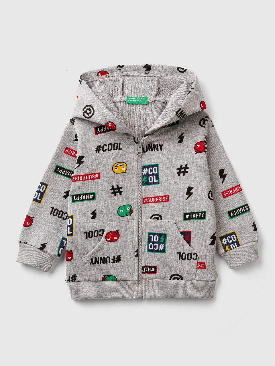 Sweatshirt mit Print und Kapuze image number 1