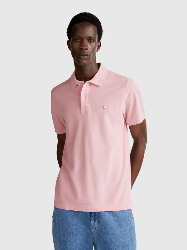 Polo regular fit in Rosa Herren