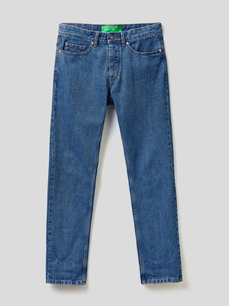 Straight-Leg-Jeans in 100% Baumwolle image number 1