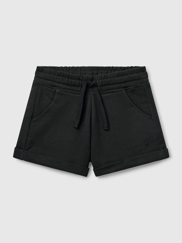 Shorts aus 100 % Baumwollfleece Mädchen