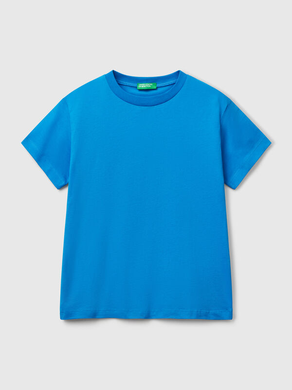 Baumwoll-T-Shirt mit Aufdruck auf der Rückseite Jungen